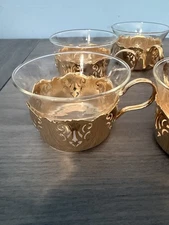 Schott 24 Karat Gold Plated Cups Set of 6