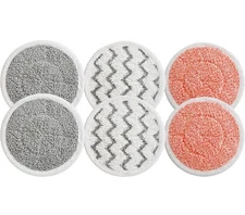 6 Pack 3897A Rotating Steam Mop Pads Replacement Compatible with Bissell