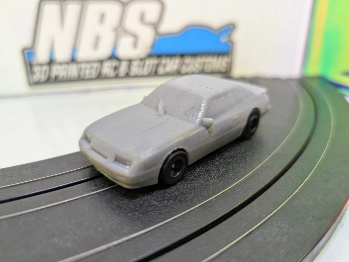 AFX Slot Car 3d Printed Body 83 Mustang Group A Suit Bulldog 1.6 Chassis