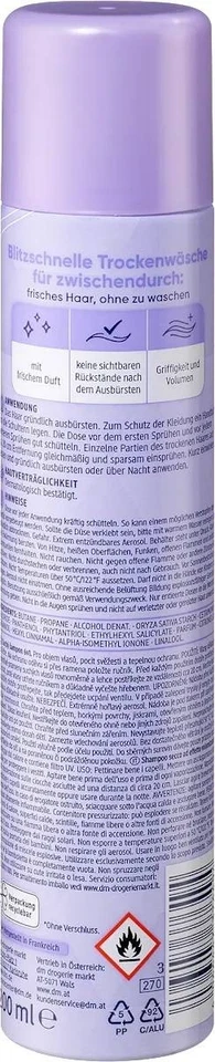 1 x Trockenshampoo 6in1, 200 ml + 8 x Abschminktücher Pflegend 3in1, 25 St - Bild 2 von 3