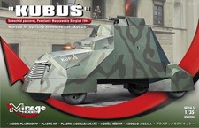 Mirage hobby 1/35 scale Kubus Warsaw 1944 Uprising Armoured Car Kit #355026