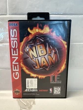 NBA Jam T.E. Sega Genesis 1995 CIB. Authentic, Tested, Complete.
