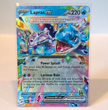 The Pok�mon Company Lapras ex 032/142 Sv07 Stellar Crown Holo Full Art DR EN 220