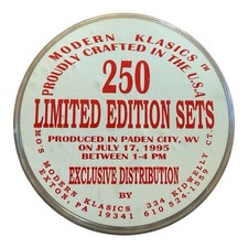 RARE Modern Klasics limited-edition handmade marble set, July 17, 1995
