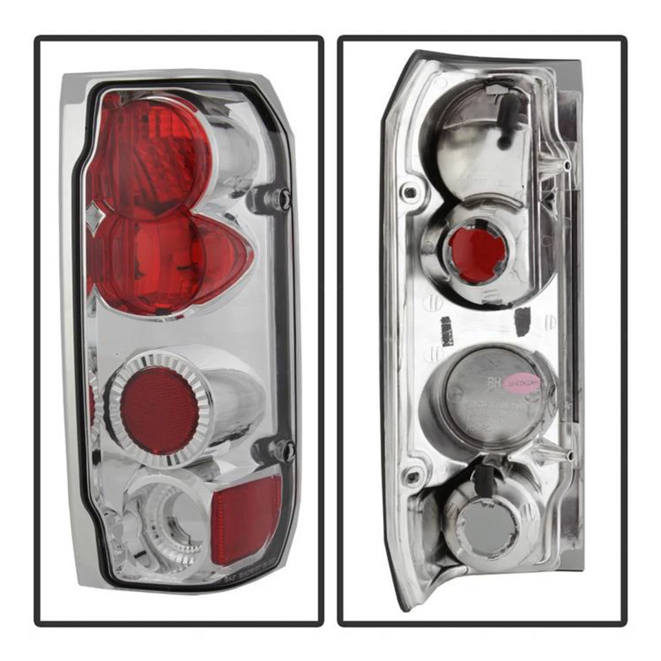 Luces traseras Spyder Auto estilo euro para Ford F150 87-96 / Bronco 88-96 | Cromo Foto 3 de 4