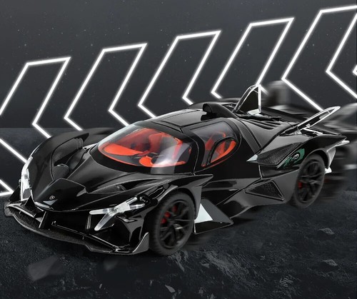1:24 Apollo Project EVO Model Super Sport Racing Car Diecast Toy Vehicle Light - Bild 15 von 27