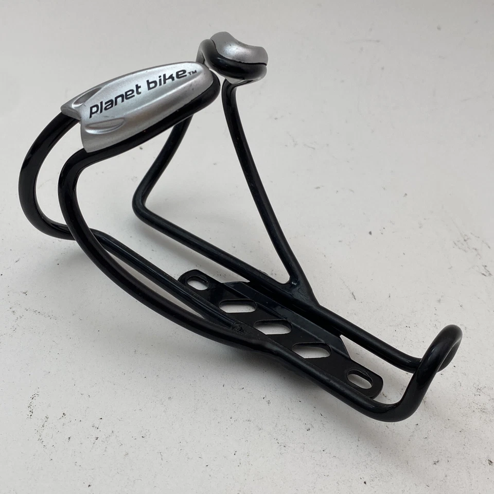 Jaula Botella Agua Bicicleta De Colección Planeta Negro Bicicleta Aleación Carretera MTB A04 Foto 4 de 4