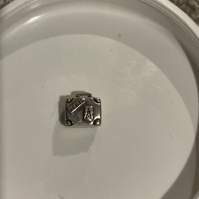 AUTHENTISCHER PANDORA #790362 STERLINGSILBER PARIS KOFFER CHARM