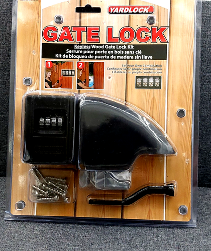 Yardlock Gate Lock Keyless Wood Gate Lock Kit New In Package