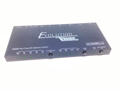 EVSW1042 - EVOLUTION BY VANCO SELECTOR SWITCH TRUE 4K  4X1 HDMI SWITCH