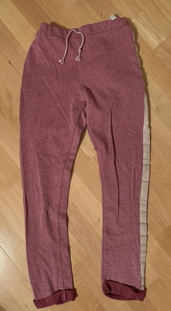 Jogginghose aus Italien, Größe 152, altrosa, verstellbarer Bund