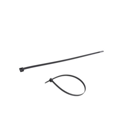 100 Fascette Fermacavo Nere, 100 Mm X 2,5 Mm, Laccio A Cerniera, Uso Generico