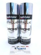 Duplicolor Cs101 Instant Chrome Metallic Enamel Spray Paint 12 Oz Can 2 Pack