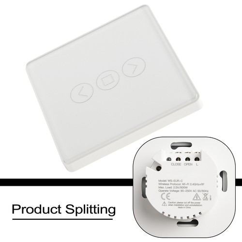 Modern Vorhang Smart Switch W-lan Gebogen Genau Intelligent Gute Qualität - Afbeelding 17 van 32