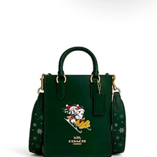 Disney X Coach North South Mini Tote With Sled Motif - NWT