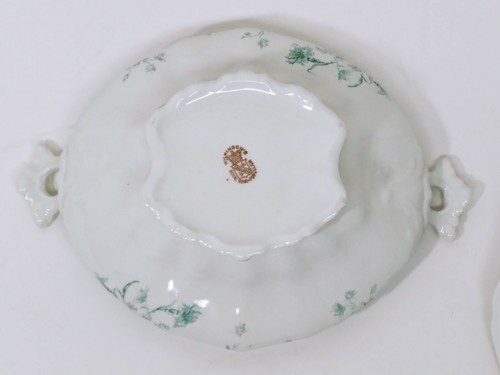 Antique A.J. Wilkinson England Covered Tureen Royal Semi Porcelain - Picture 6 of 7
