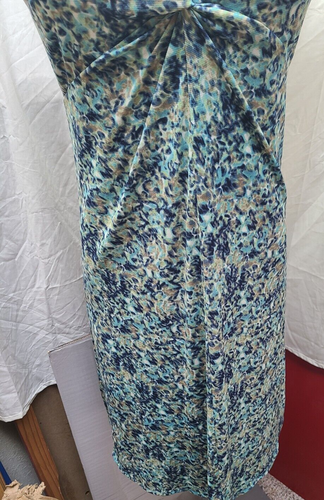 Pendleton Blue Green Geometric Sleeveless Dress Sz Sm - Picture 5 of 8