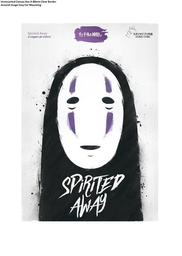 New Spirited Away Movie Wall Art Poster OR Canvas Size A4 to A1 - Picture 2 of 2