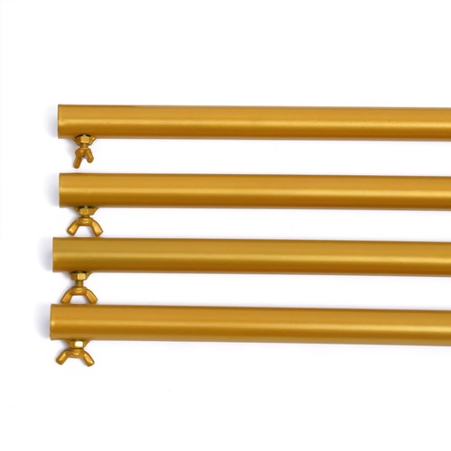 Soporte de metal dorado para arco de flores arco rectangular telón de fondo para decoración de bodas - Imagen 23 de 24