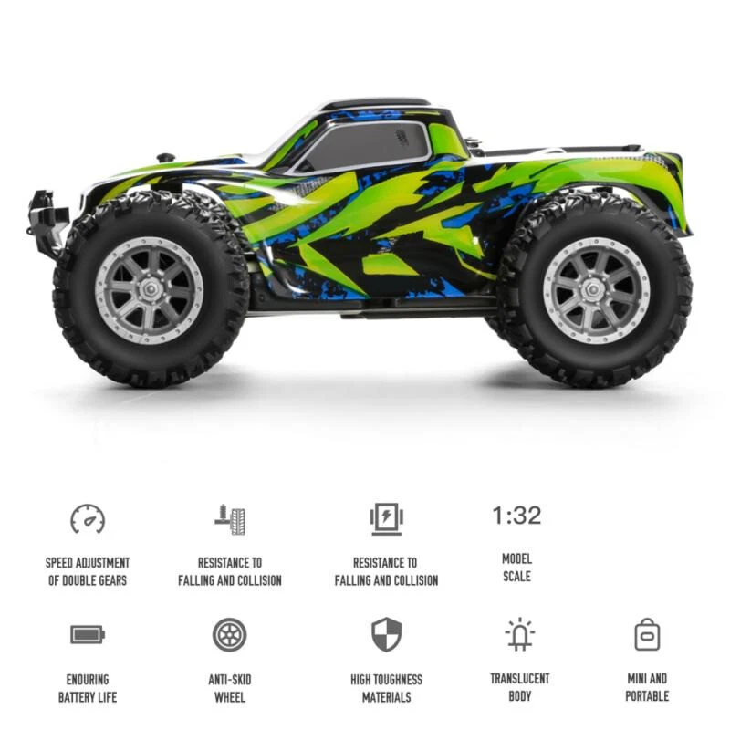 4WD RC Car Led Lights 2.4G Radio Remote Control Off-Road Buggy For Children Gift - Image 4 of 4