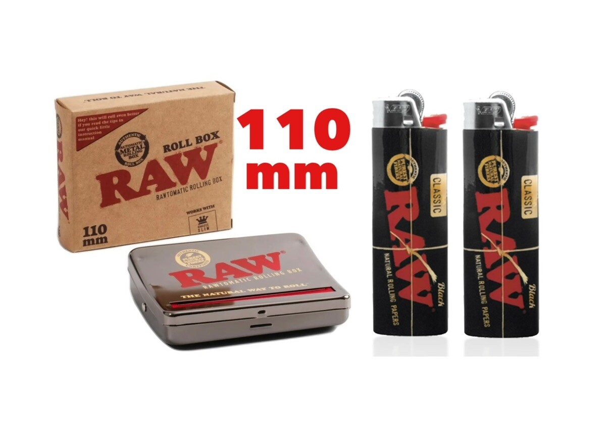 RAW Rolling Papers Automatic Rolling Box 110mm KingSize+2x r