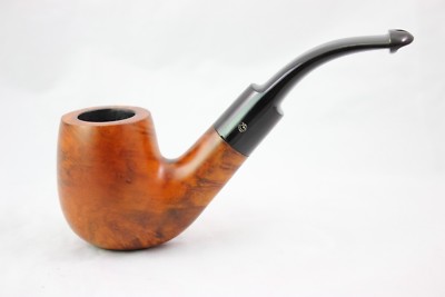 Pfeife, Pipe, Pipa GOLD FIRE SELECTED BRIAR,  Bent, 3 mm Filter, Italy, Neu