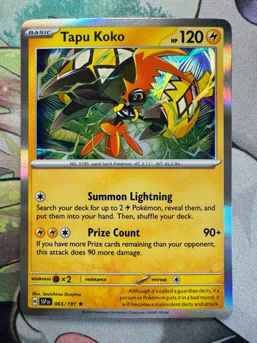 Tapu Koko Holo English Pokemon TCG BKCE365