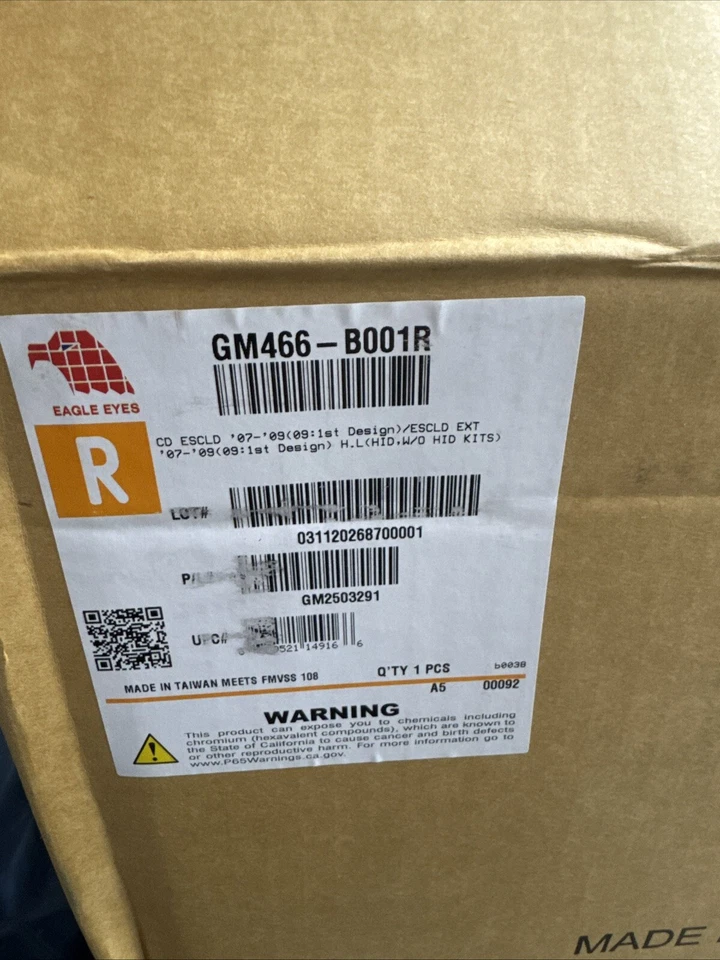 Faros Eagle Eye Cadillac Escalade Ext 07-09 Nuevo en caja Lado izquierdo Foto 3 de 4