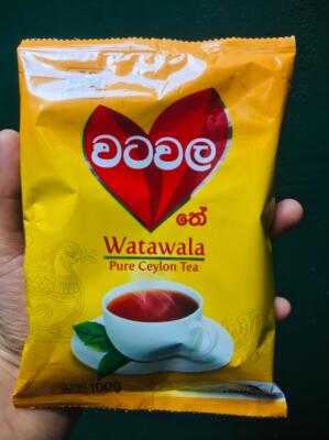 Pure Ceylone Watawala Tea Powder 100g Packet ,100% High Qulity Product.