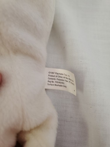 VINTAGE 1997 PLAYMATES WHITE SEAL BEANIE BEANFULS NO BABIES - Picture 3 of 5
