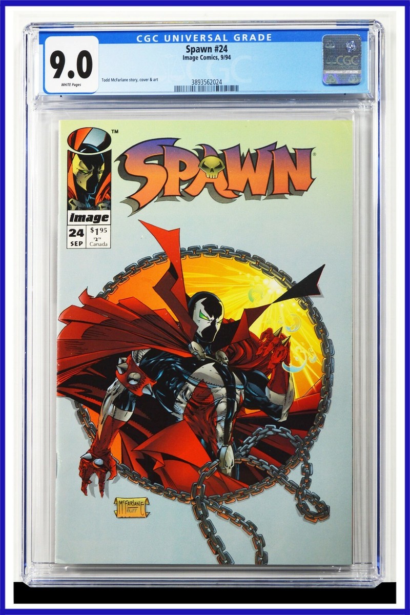Spawn #24 CGC Graded 9.0 Image 1994 Todd McFarlane Cover White