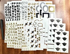 Graduation Stickers Card Making Scrapbooking - Loose Sheets