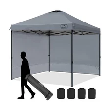 KAMPKEEPER Canopy Tent,10x10 Canopy Tent with sidewalls,Pop Up Canopy Tent fo...