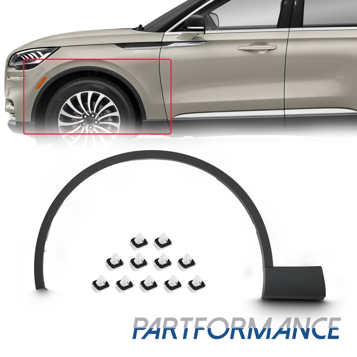 Partial Hood Fender & Mirrors | LINCOLN AVIATOR STANDARD - RESERVE 2020 Partial Hood Fender & Mirrors | LINCOLN AVIATOR STANDARD - RESERVE 2020