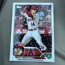 2023 Topps Holiday Mega Box Logan O'Hoppe RC #H144 Angels!!!