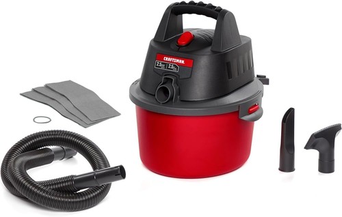 2.5 Gallon 1.75 Peak HP Wet/Dry Vac Portable Shop Vacuum w/ Attachments Cleaners - Picture 8 of 9