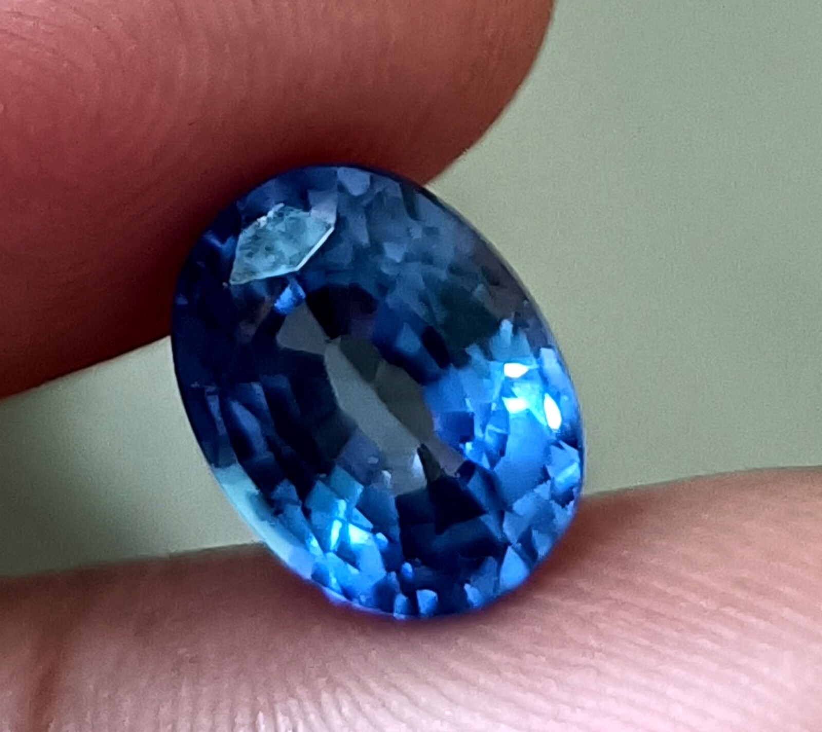 A+ Natural Ceylon Blue Sapphire Oval Cut Loose Certified GEMSTONE 4.00 ...