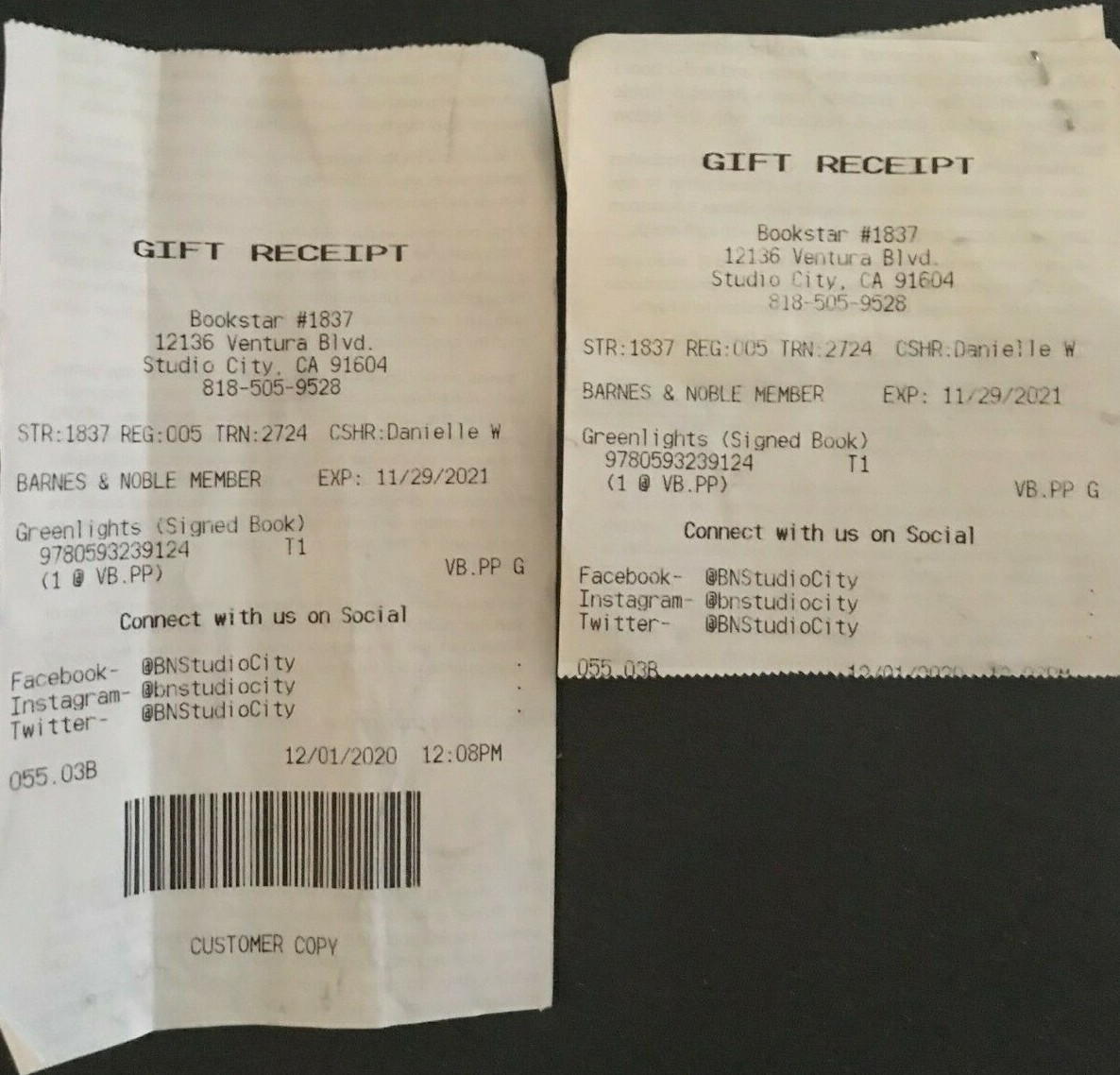 MATTHEW McCONAUGHEY SIGNED GREENLIGHTS BOOK MOVIE AUTO BIOGRAPHY FIRST