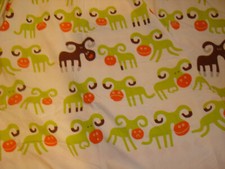 IKEA Kinder Bettwäsche Kossan Eva Lundgreen 2tlg  ELCH TIER  Orange Braun Grün