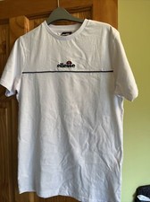 Image of Ellesse Men’s Grey Cotton T-Shirt Top Size XS X-Small