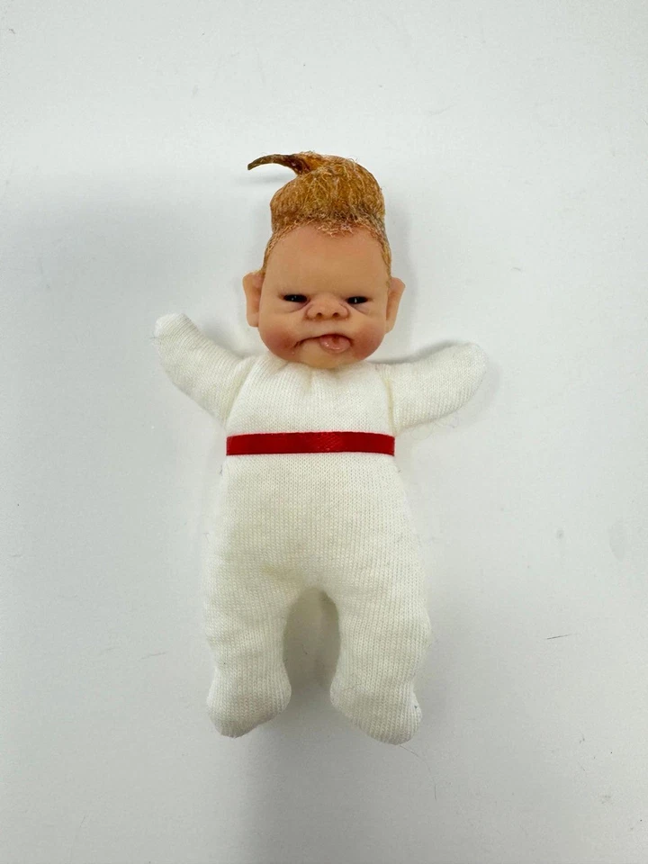 ÚNICO Arcilla Polimérica Bebé Elfo/Hada Fantasía Niño Figura Muñeca Renacido Realista Foto 2 de 4