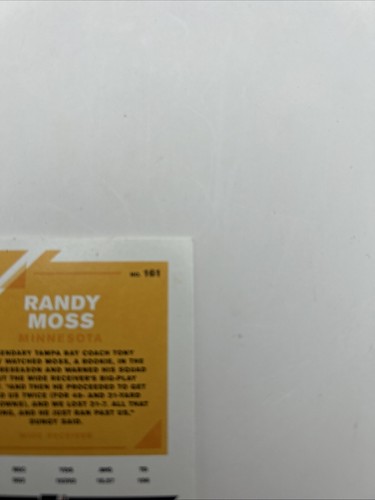 2019 Donruss Randy Moss Football Card No 161 Minnesota Vikings - Picture 10 of 12