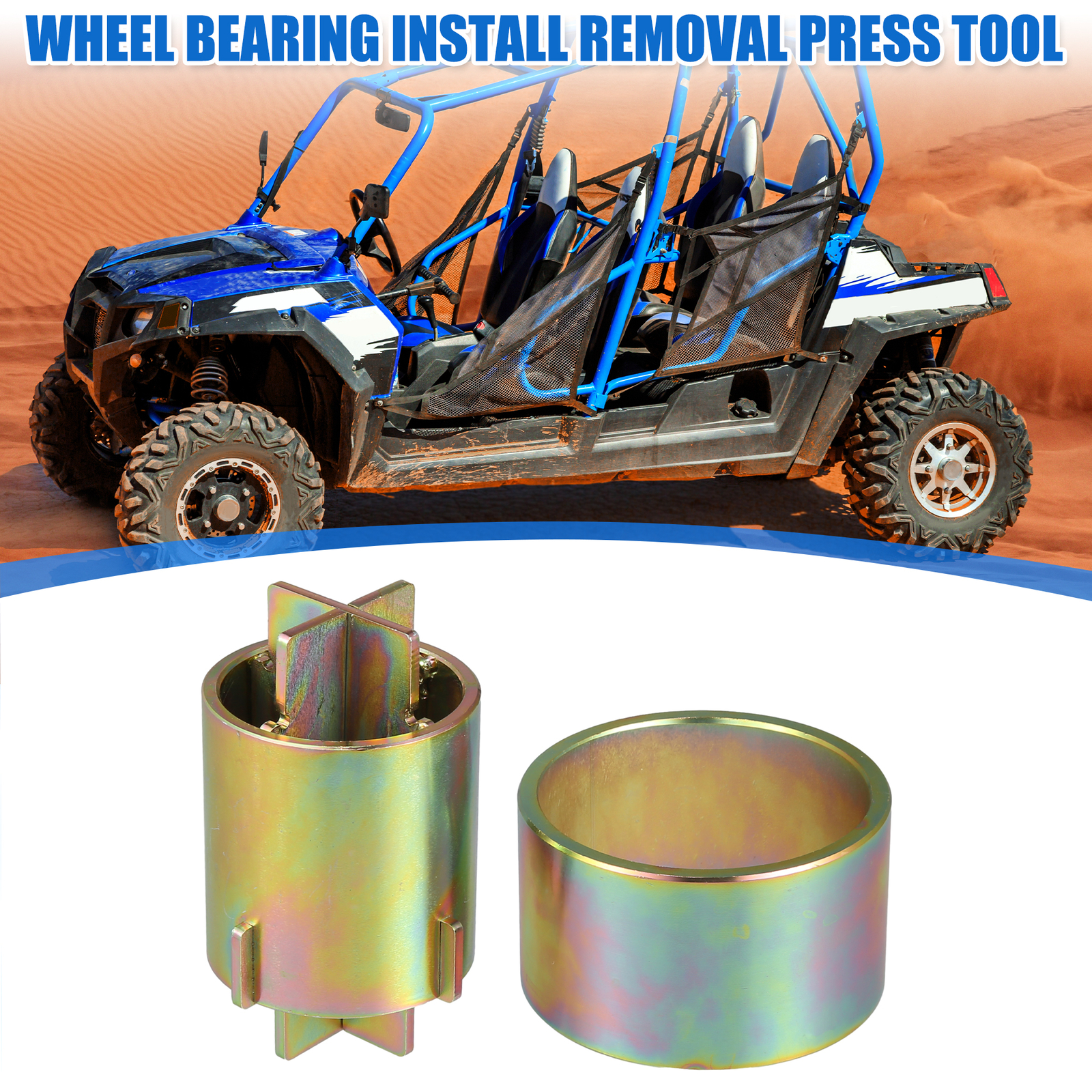 1 Set Wheel Bearing Install and Removal Press Tool for Polaris Sportsman XP