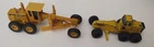 Vintage Tonka/ John Deere Graders. Metal. Pre-owned.