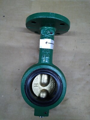 2'' Wafer Butterfly Valve Cameron DEMCO Bronze Disc Buna Seat with Handle.
