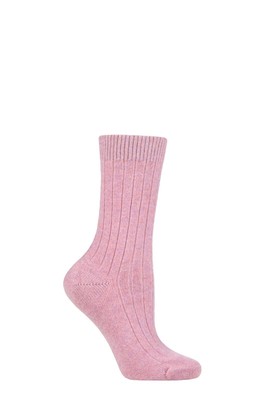 Pantherella Womens' 85% Cashmere Rib Socks Luxury Gift Ideas for Her 1 Pair Pack