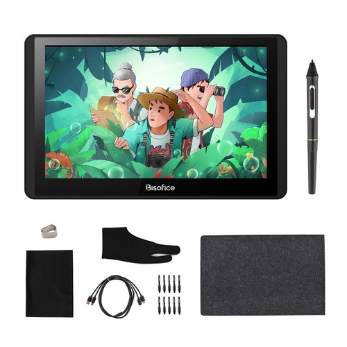 Bisofice 12HD-A H-IPS Graphics Drawing Tablet 11.6" Full HD Resolution H2G2 - Picture 12 of 12