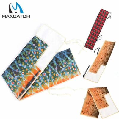 Maxcatch Fly Fishing Rod Bag Thicken Cotton Cloth Sock for 9ft 4pcs Fishing Rod