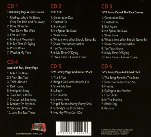 JIMMY & FRIENDS PAGE - THE BROADCAST COLLECTION  6 CD NEU - Bild 2 von 2