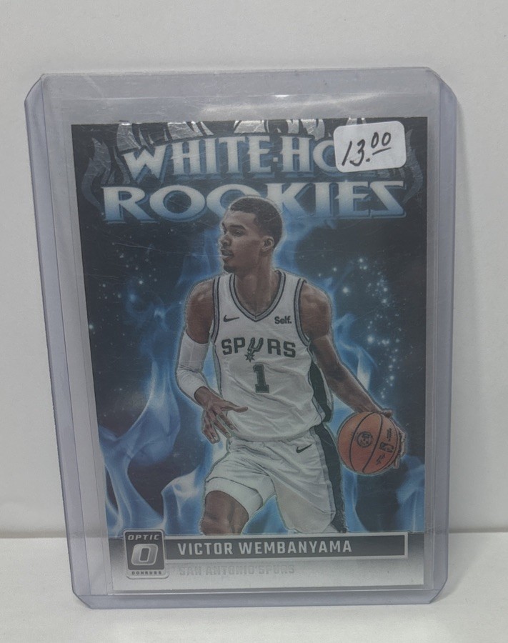 2023-24 Panini Donruss Optic - White Hot Rookies Victor Wembanyama #2 Holo Prizm